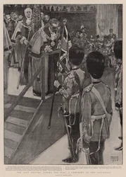 För säker förvaring under kriget, en ceremoni i Guildhall